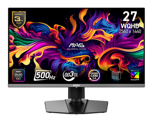 Pack de 2 Écrans Gamer | MAG 272QP QD-OLED X50 - Boutique en ligne officielle de MSI France