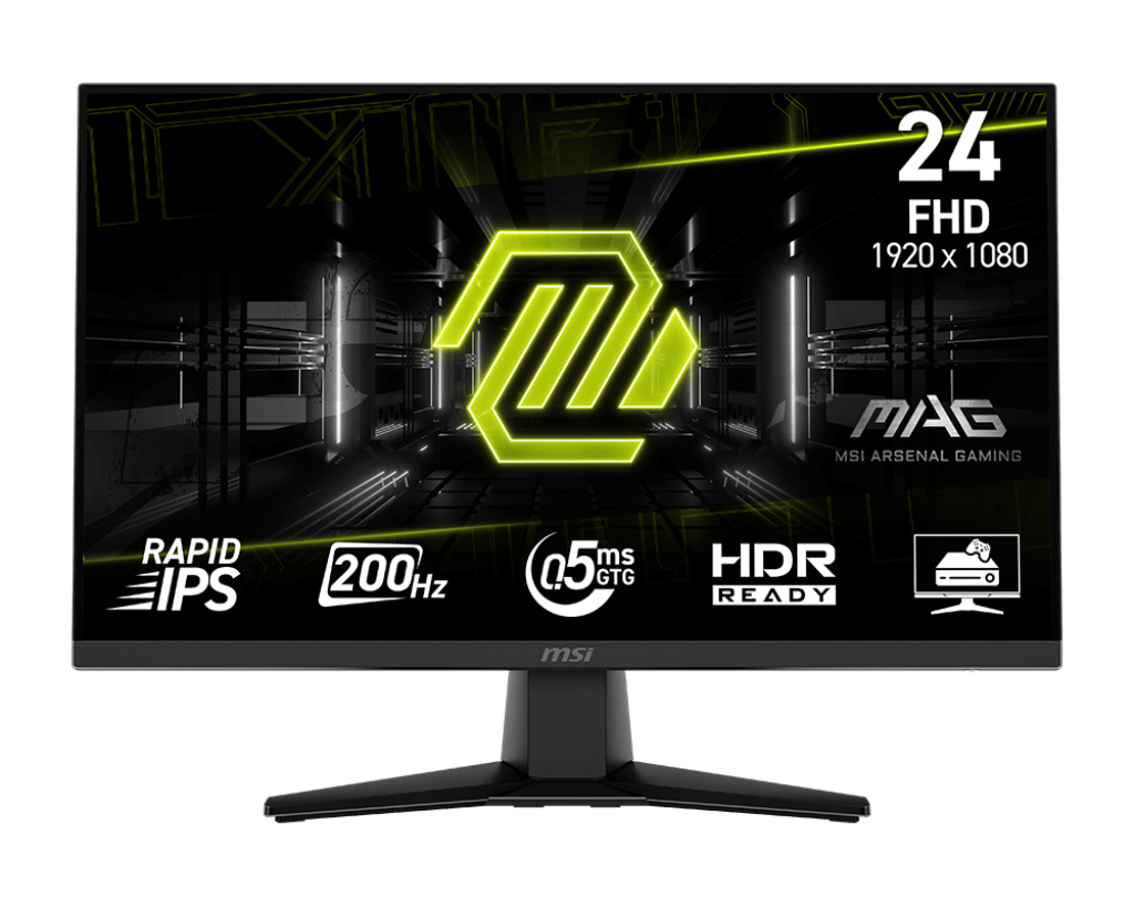 MSI MAG 242F Gaming Monitor | 23.8" FHD 200Hz Rapid IPS - Boutique en ligne officielle de MSI France