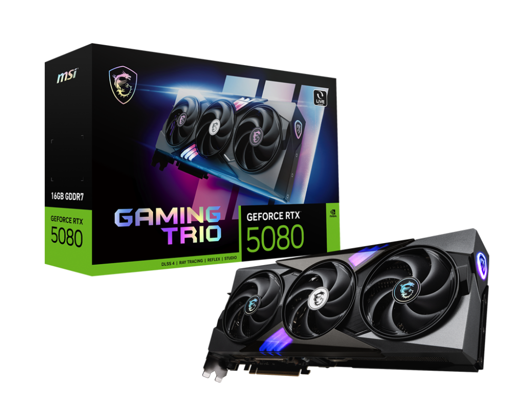 GeForce RTX 5080 16G GAMING TRIO - Boutique en ligne officielle de MSI France
