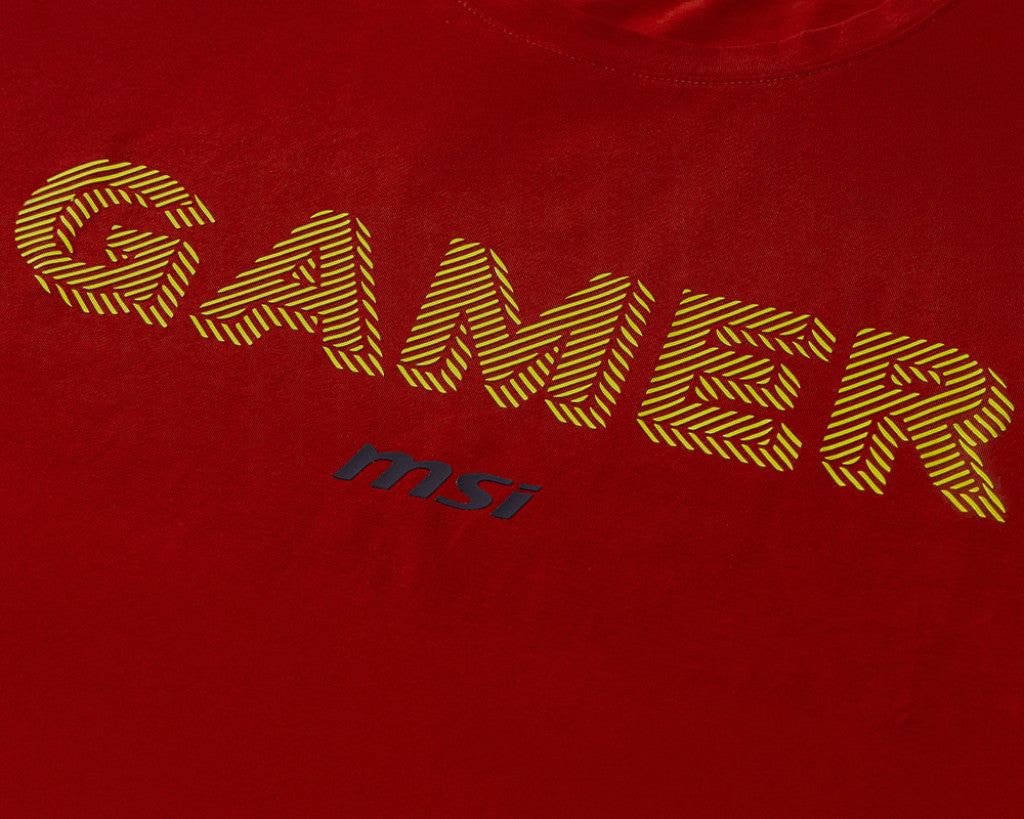 MSI T-shirt rafraîchissant Série Gamer rouge brique - Boutique en ligne officielle de MSI France