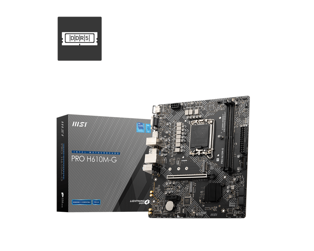 PRO H610M-G - Boutique en ligne officielle de MSI France