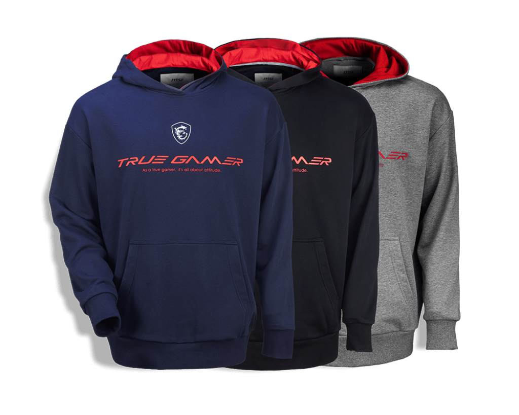 Sweat à capuche True Gamer en coton - Boutique en ligne officielle de MSI France