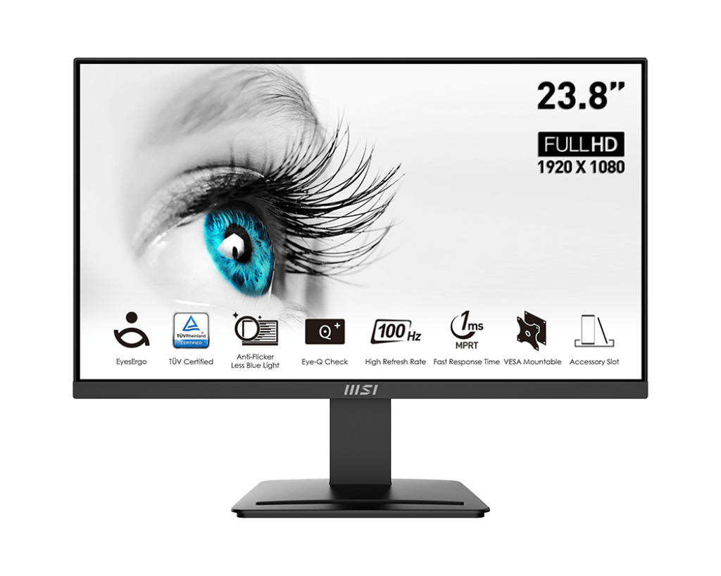 PRO MP2412 | Écran 23,8'' - VA - Full HD - 100Hz - Boutique en ligne officielle de MSI France