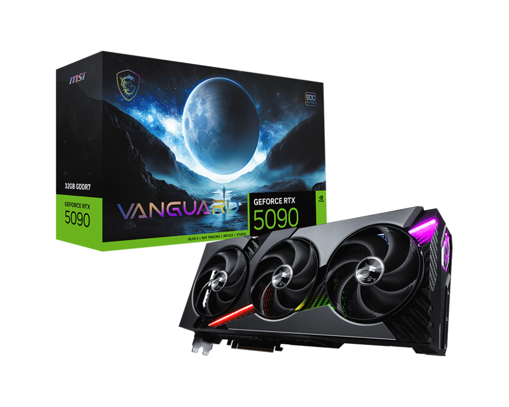 GeForce RTX 5090 32G VANGUARD SOC - Boutique en ligne officielle de MSI France