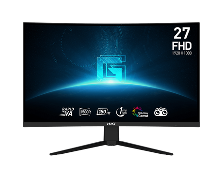 G27C3F :  27" Incurvé 1500R FHD 180 Hz FreeSync Premium - Boutique en ligne officielle de MSI France