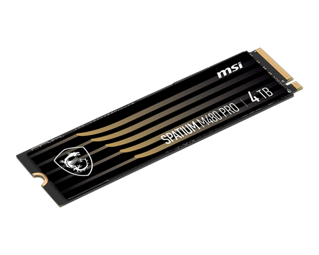 SSD | SPATIUM M480 PRO PCIe 4.0 NVMe M.2 1TB - Boutique en ligne officielle de MSI France