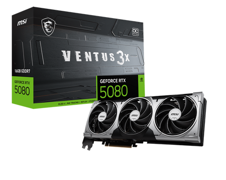 GeForce RTX 5080 16G VENTUS 3X OC - Boutique en ligne officielle de MSI France