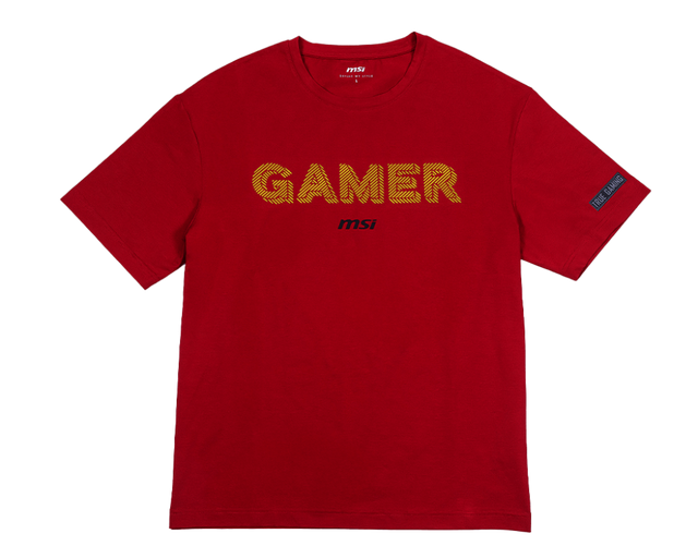 MSI T-shirt rafraîchissant Série Gamer rouge brique - Boutique en ligne officielle de MSI France