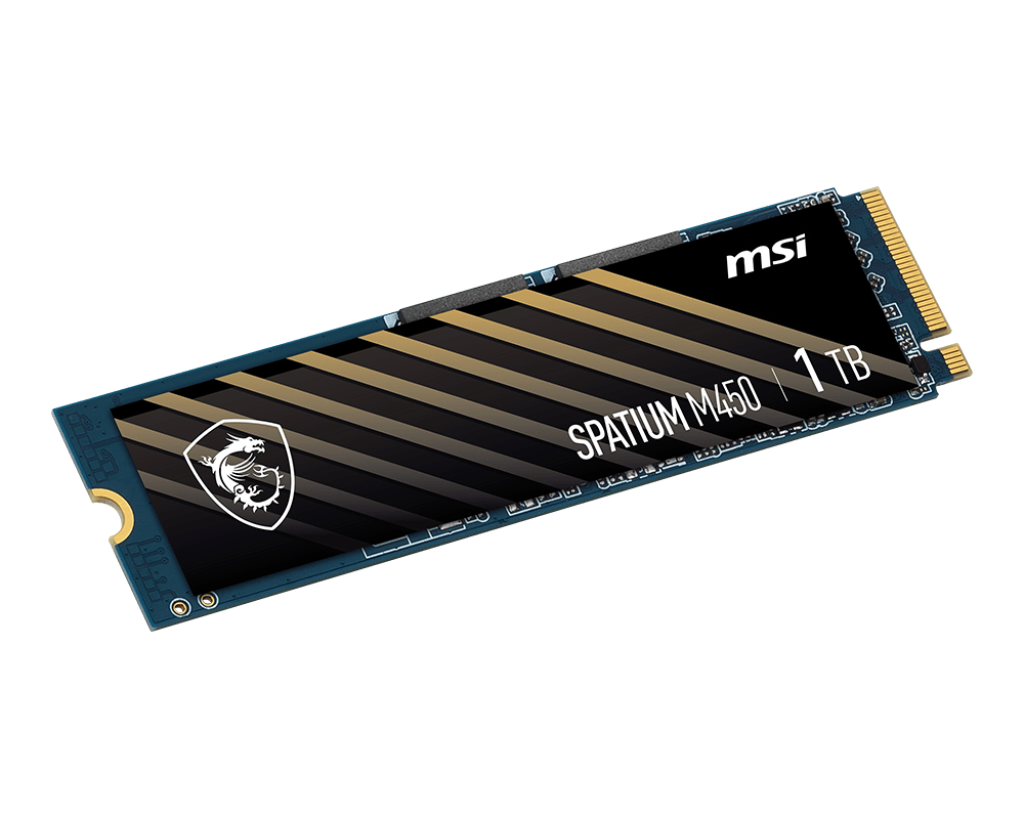 SSD | SPATIUM M450 PCIe 4.0 NVMe M.2 1TB - Boutique en ligne officielle de MSI France