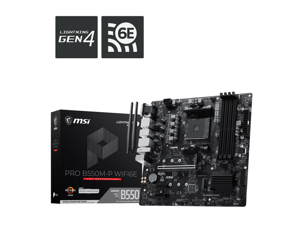 PRO B550M-P WIFI6E - Boutique en ligne officielle de MSI France