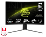 Écran Gamer | MSI MAG 276CPXF 27" FHD 1500R Curved 280Hz - Boutique en ligne officielle de MSI France