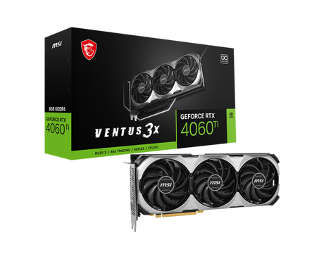 GeForce RTX 4060 Ti VENTUS 3X E 8G OC - Boutique en ligne officielle de MSI France