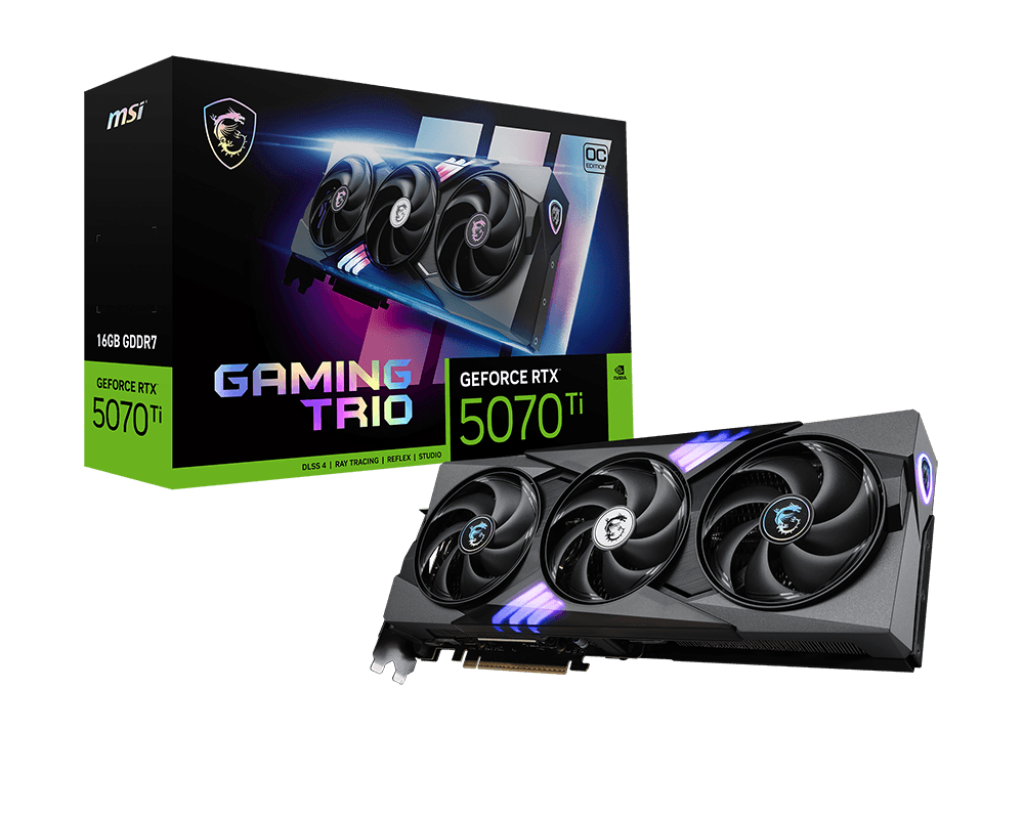 MSI GeForce RTX 5070 Ti 16G GAMING TRIO OC