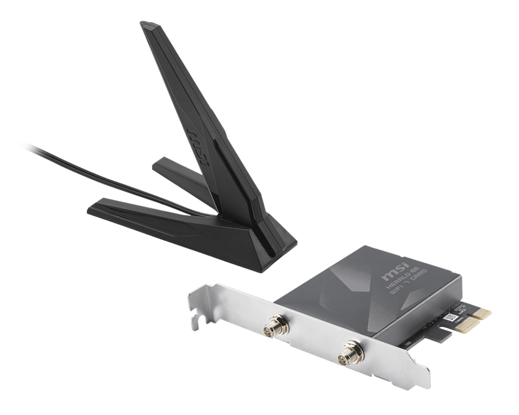 HERALD BE9400 WiFi 7 PCIe Card - Boutique en ligne officielle de MSI France
