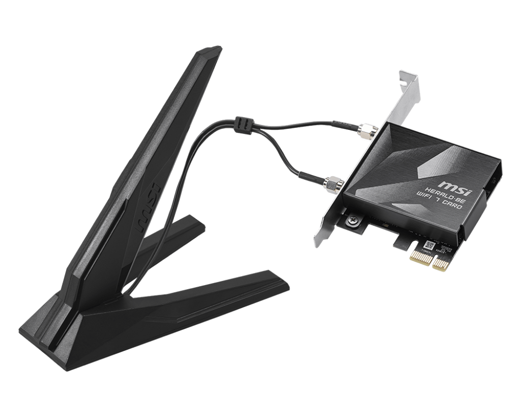 HERALD BE9400 WiFi 7 PCIe Card - Boutique en ligne officielle de MSI France