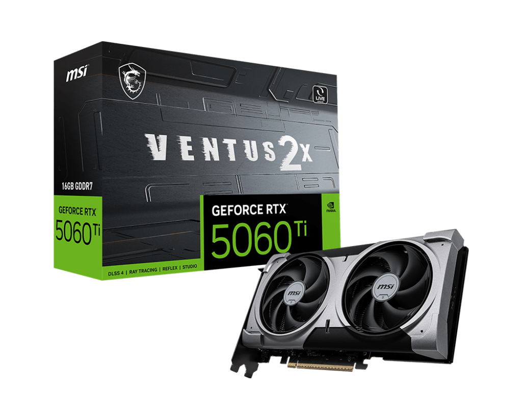 GeForce RTX 5060 Ti 16G VENTUS 2X PLUS - Boutique en ligne officielle de MSI France