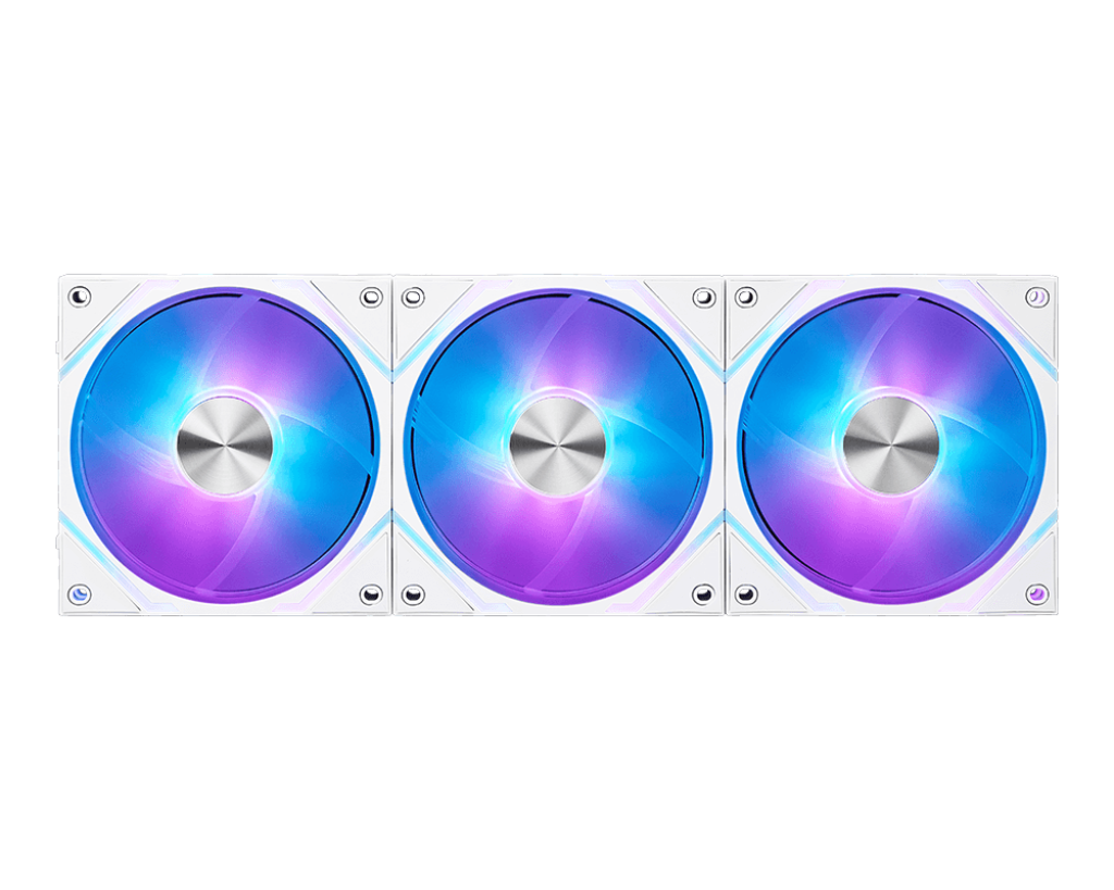 MPG EZ120 ARGB WHITE-3W (hub et câble inclus)