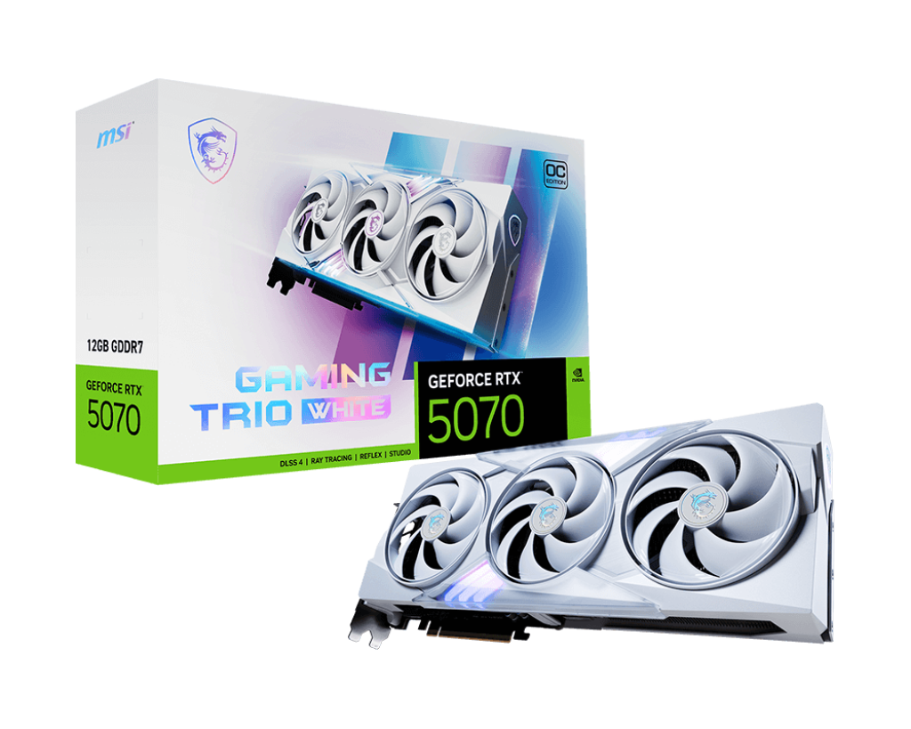 GeForce RTX 5070 12G GAMING TRIO OC WHITE - Boutique en ligne officielle de MSI France