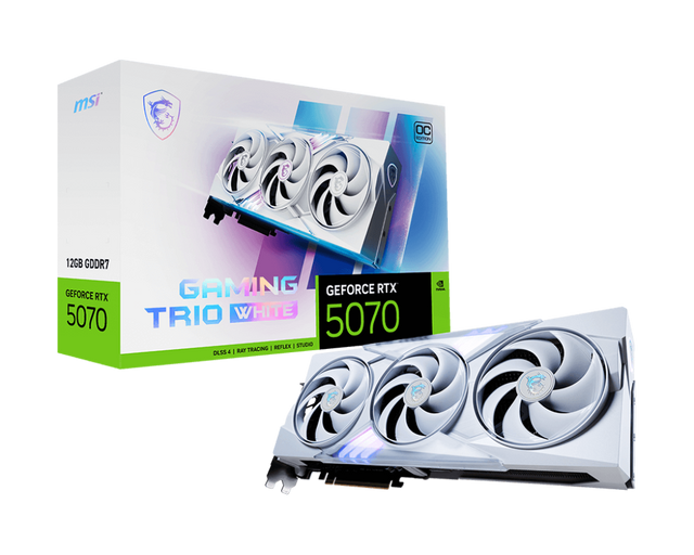 GeForce RTX 5070 12G GAMING TRIO OC WHITE - Boutique en ligne officielle de MSI France