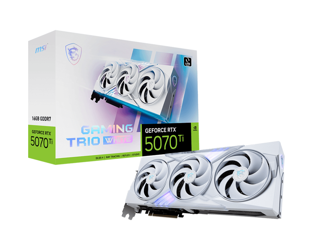 GeForce RTX 5070 Ti 16G GAMING TRIO WHITE - Boutique en ligne officielle de MSI France