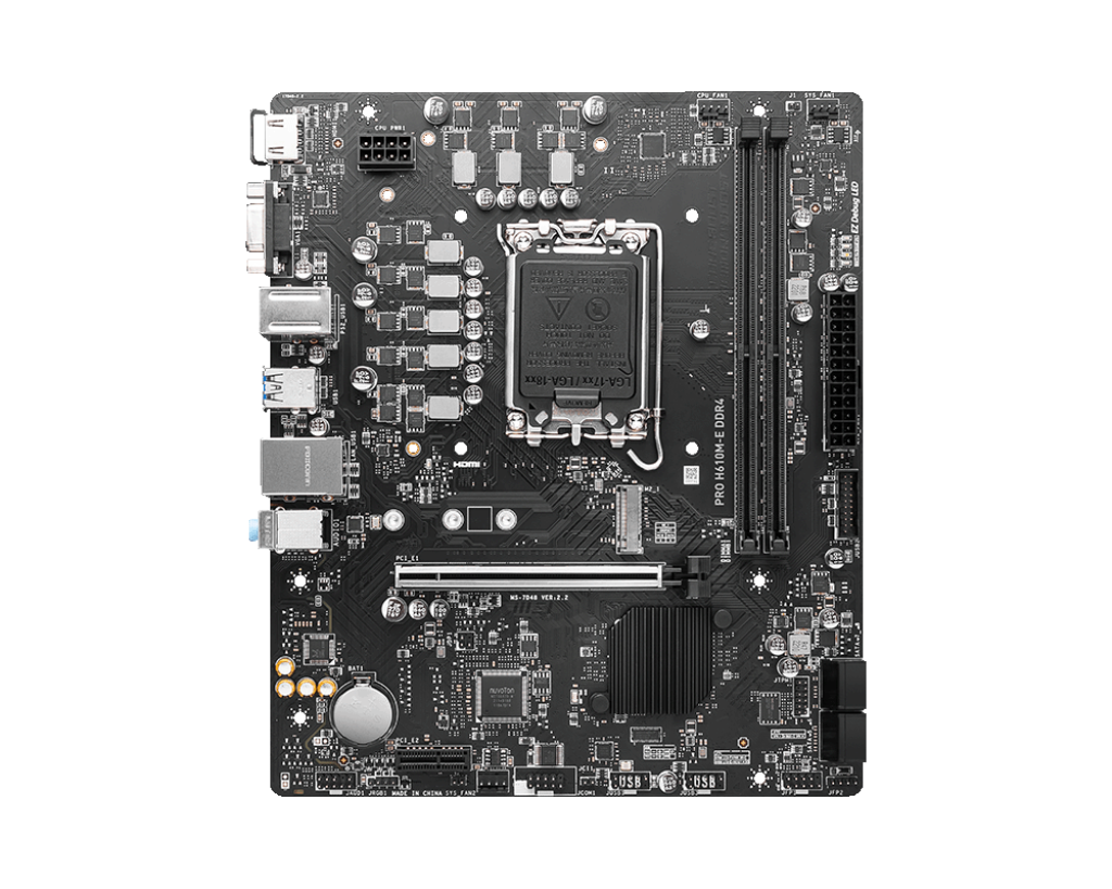 PRO H610M-E DDR4 - Boutique en ligne officielle de MSI France