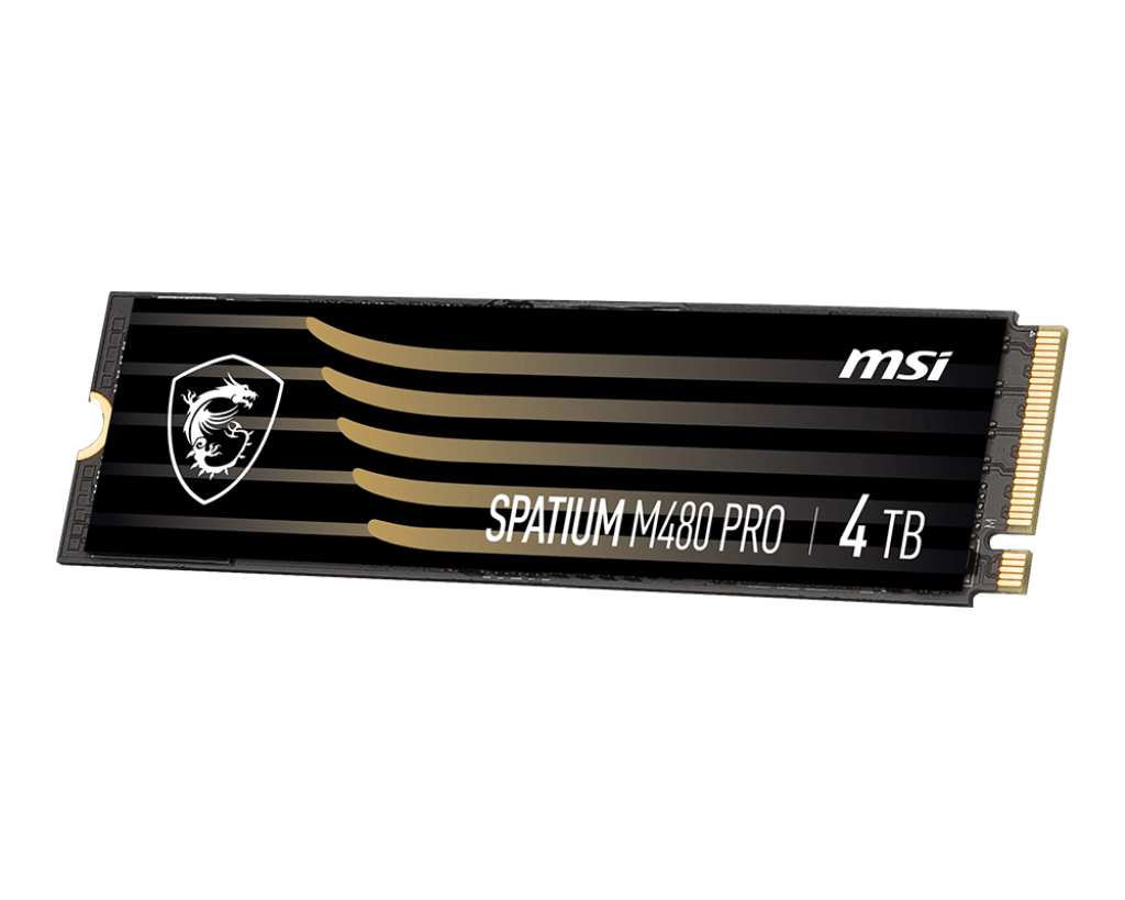 SSD | SPATIUM M480 PRO PCIe 4.0 NVMe M.2 1TB - Boutique en ligne officielle de MSI France