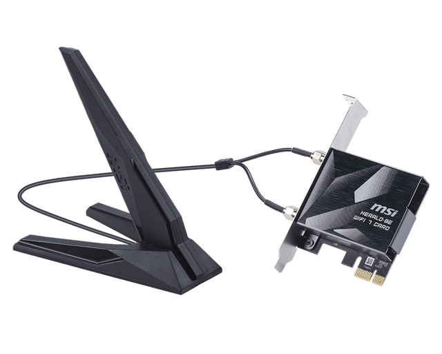 HERALD BE9400 WiFi 7 PCIe Card - Boutique en ligne officielle de MSI France