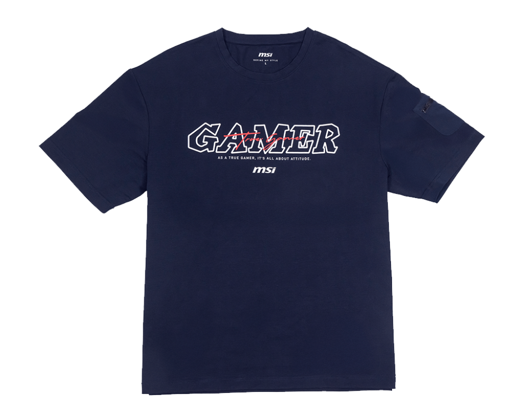 MSI T-shirt rafraîchissant Série Gamer bleu marine - Boutique en ligne officielle de MSI France