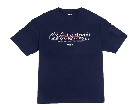 MSI T-shirt rafraîchissant Série Gamer bleu marine - Boutique en ligne officielle de MSI France