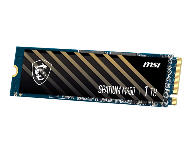 SSD | SPATIUM M450 PCIe 4.0 NVMe M.2 1TB - Boutique en ligne officielle de MSI France