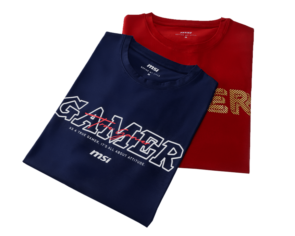 MSI T-shirt rafraîchissant Série Gamer bleu marine - Boutique en ligne officielle de MSI France