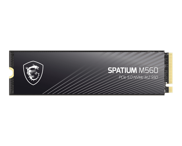 SSD | SPATIUM M560 PCIe 5.0 NVMe M.2 2TB - Boutique en ligne officielle de MSI France
