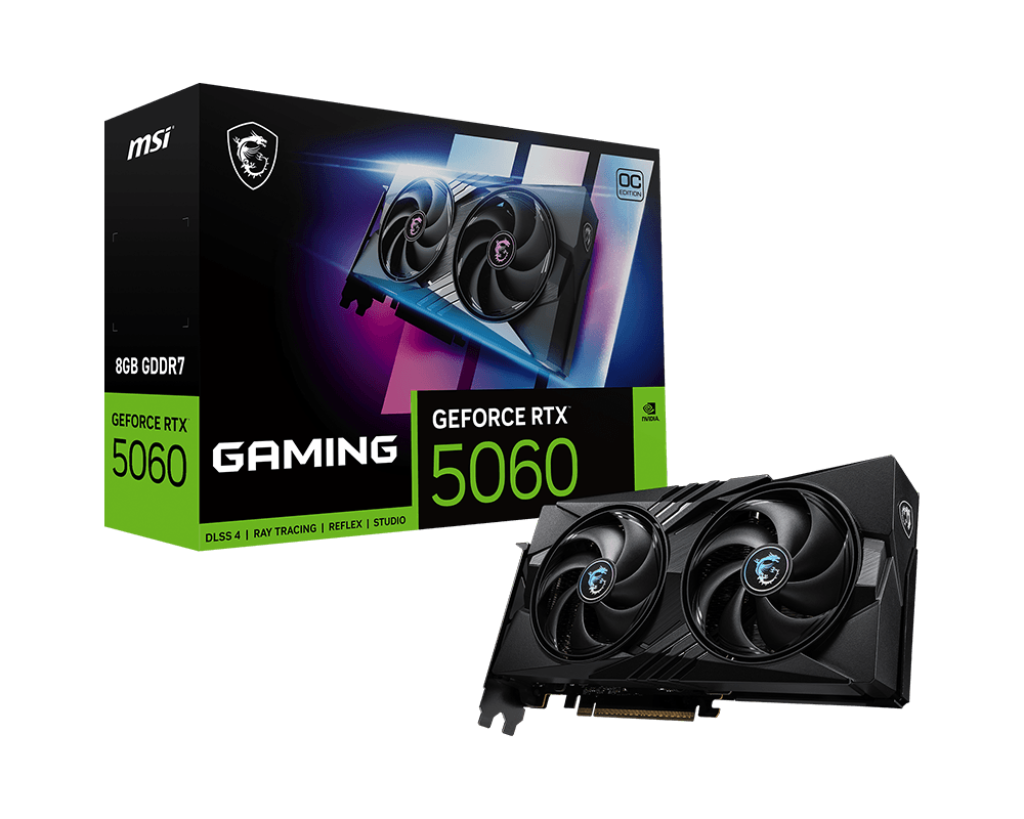 GeForce RTX 5060 8G GAMING OC - Boutique en ligne officielle de MSI France