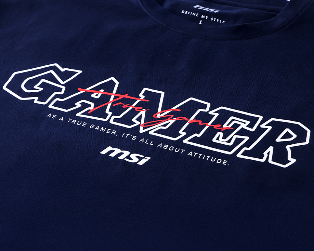 MSI T-shirt rafraîchissant Série Gamer bleu marine - Boutique en ligne officielle de MSI France
