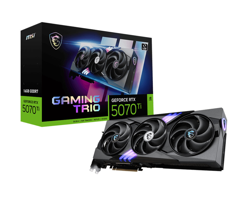 GeForce RTX 5070 Ti 16G GAMING TRIO - Boutique en ligne officielle de MSI France