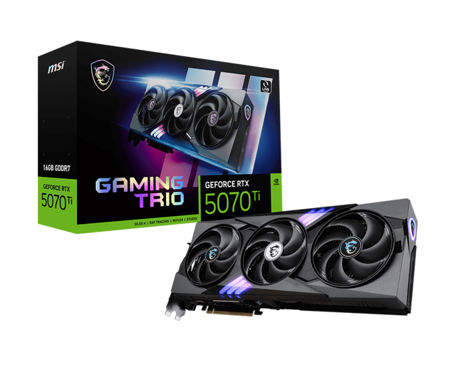 GeForce RTX 5070 Ti 16G GAMING TRIO - Boutique en ligne officielle de MSI France