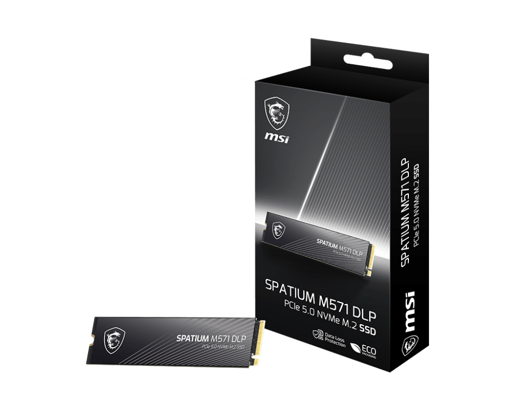 MSI SPATIUM M571 DLP PCIe 5.0 NVMe M.2 2TB - Boutique en ligne officielle de MSI France