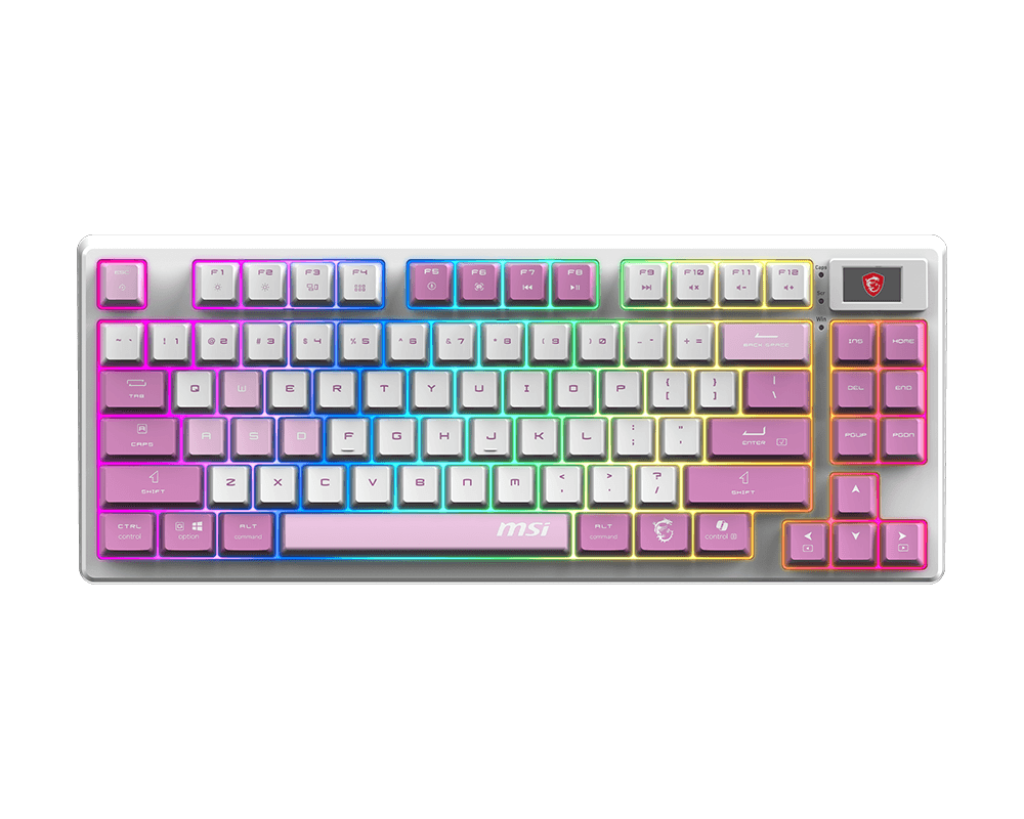 Clavier Mécanique Eniigma Vertigo 65% - Format Compact - Violet - Aluminium - Soudure