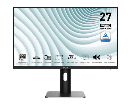 Écran PC bureautique | PRO MP273QP - Boutique en ligne officielle de MSI France