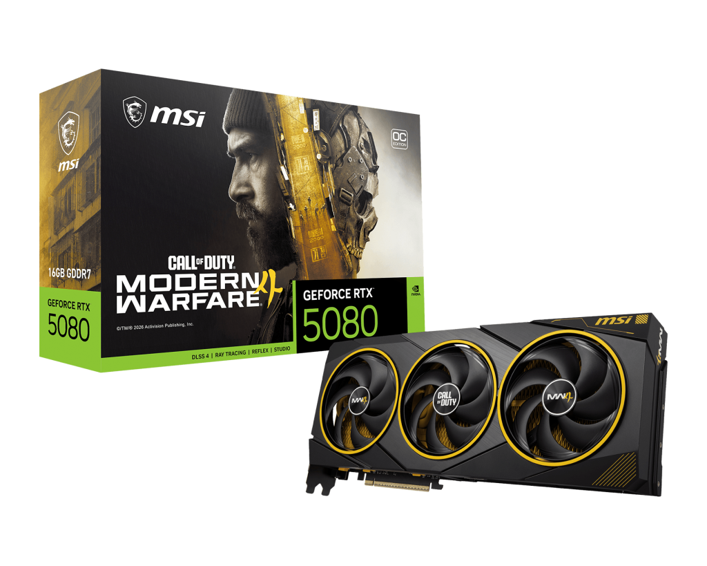 MSI GeForce RTX 5080 16G COD MW4 EDITION OC - Boutique en ligne officielle de MSI France