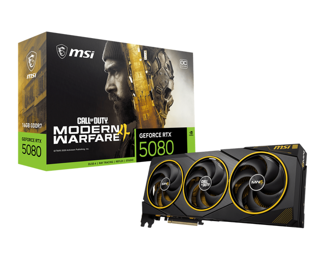 MSI GeForce RTX 5080 16G COD MW4 EDITION OC - Boutique en ligne officielle de MSI France