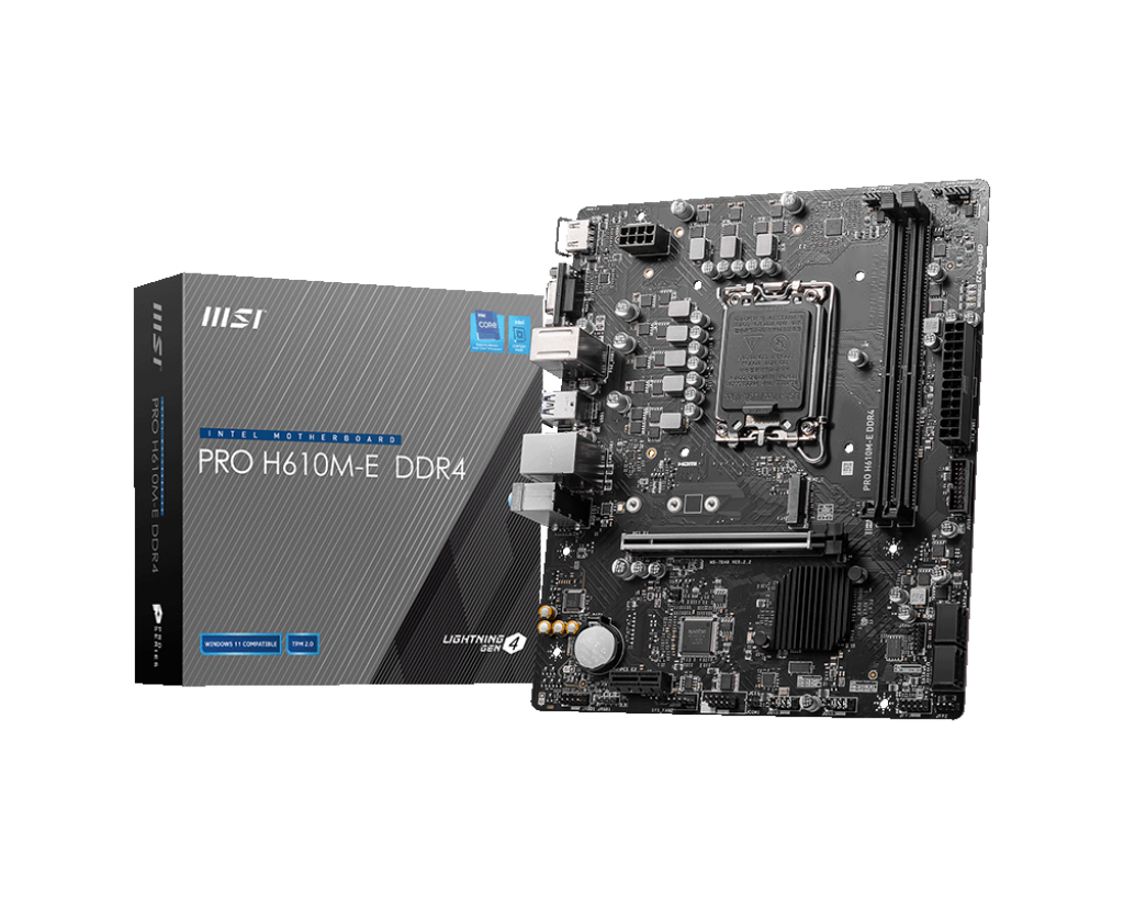 PRO H610M-E DDR4 - Boutique en ligne officielle de MSI France