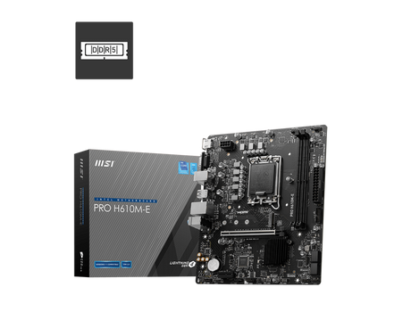 PRO H610M-E - Boutique en ligne officielle de MSI France
