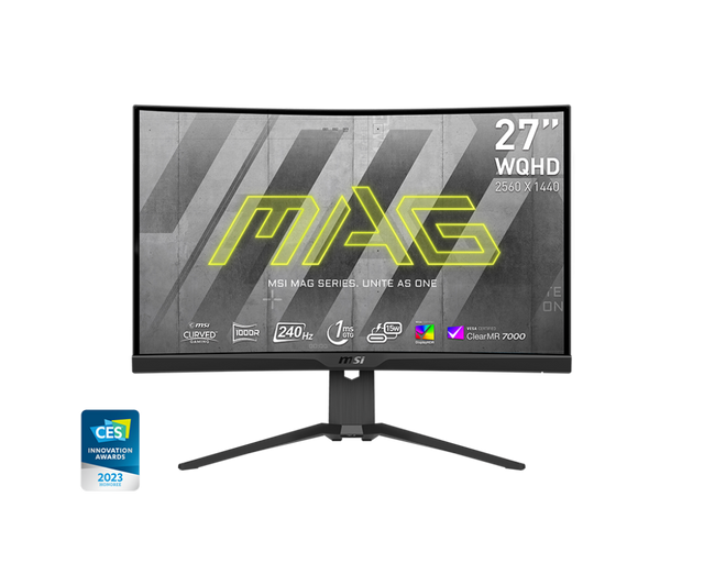 MAG 275CQRXF : WQHD Incurvé 1000R 240Hz 1ms Adaptive-Sync - Boutique en ligne officielle de MSI France