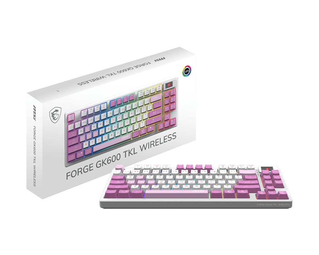 FORGE GK600 TKL W VIOLET FR - Boutique en ligne officielle de MSI France