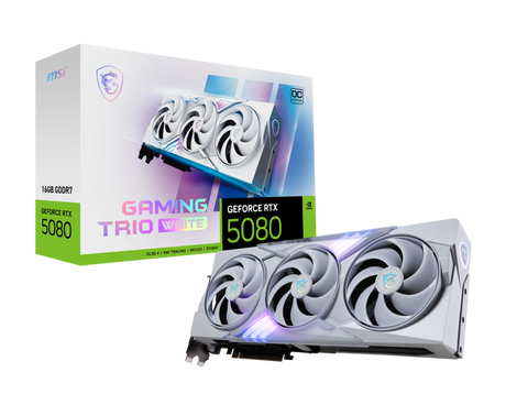 GeForce RTX 5080 16G GAMING TRIO OC WHITE - Boutique en ligne officielle de MSI France