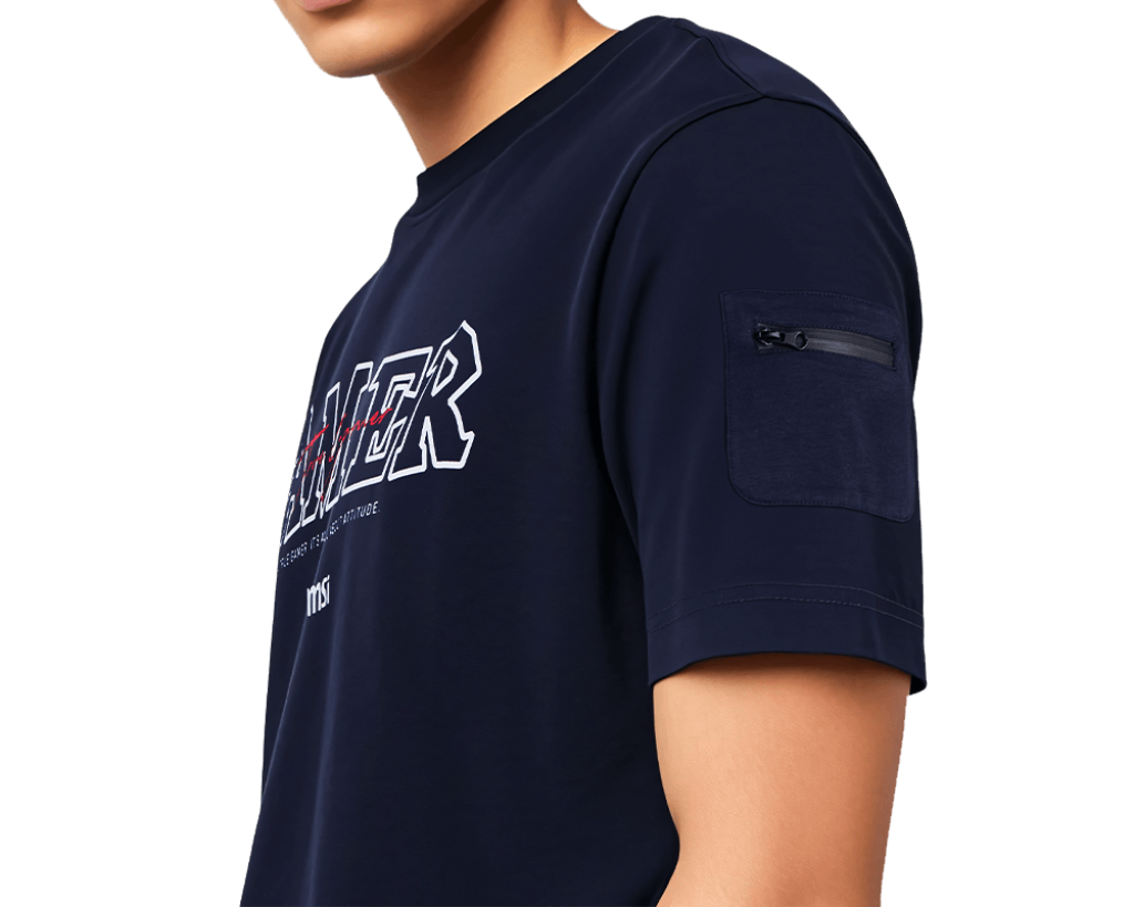 MSI T-shirt rafraîchissant Série Gamer bleu marine - Boutique en ligne officielle de MSI France
