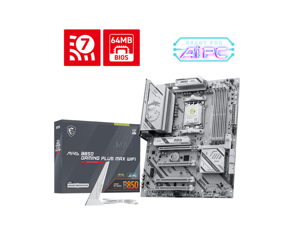 MAG B850 GAMING PLUS MAX WIFI - Boutique en ligne officielle de MSI France