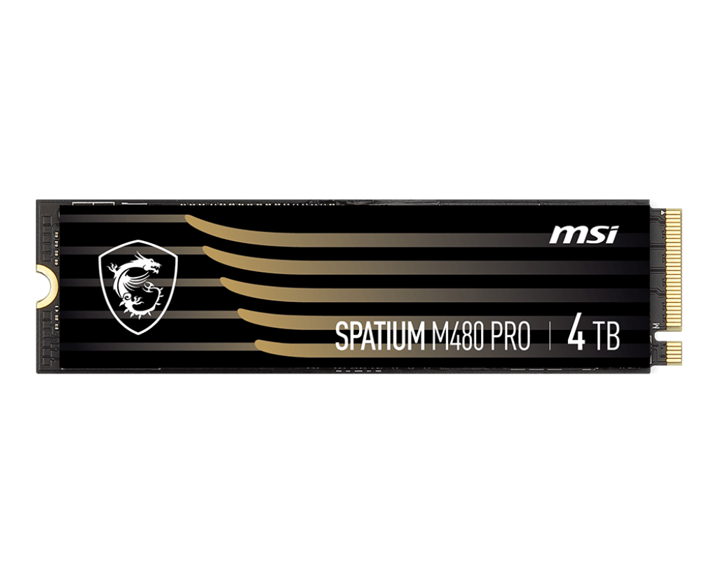 SSD | SPATIUM M480 PRO PCIe 4.0 NVMe M.2 4TB - Boutique en ligne officielle de MSI France