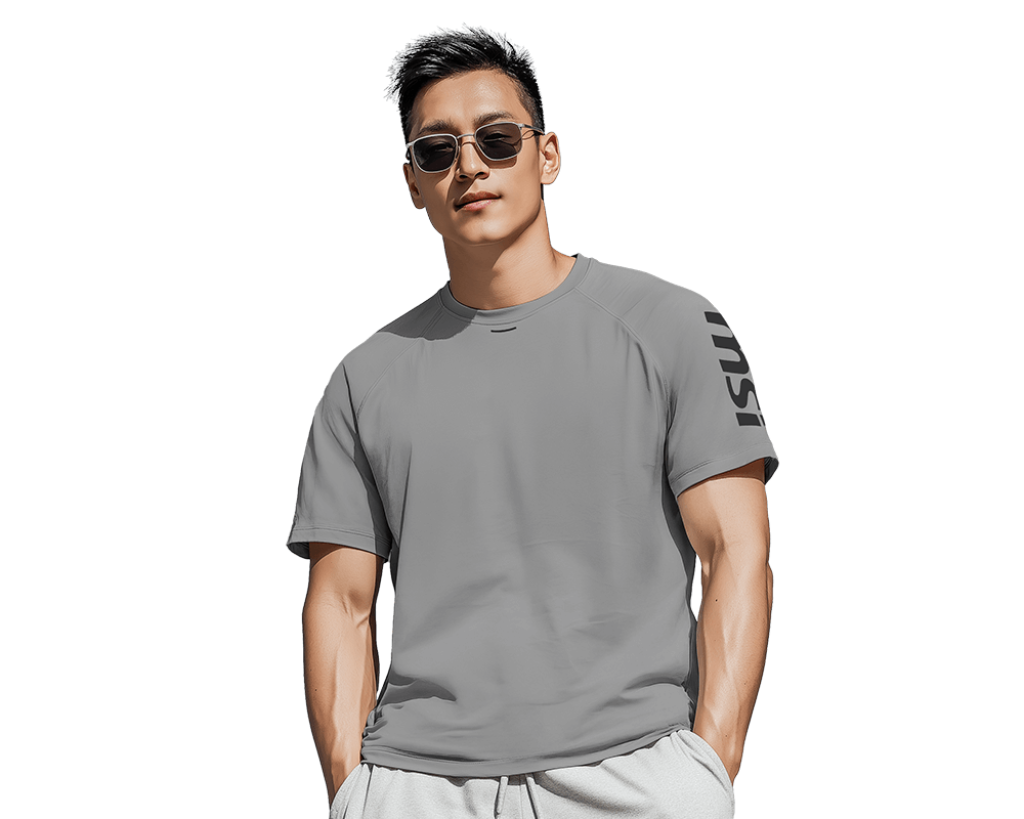 MSI T-shirt raglan respirant Série Gamer gris clair - Boutique en ligne officielle de MSI France